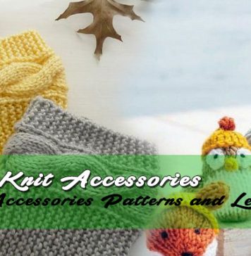 Free knit accessories pattern Great accessories patterns