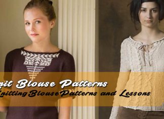 Free knitted blouse pattern