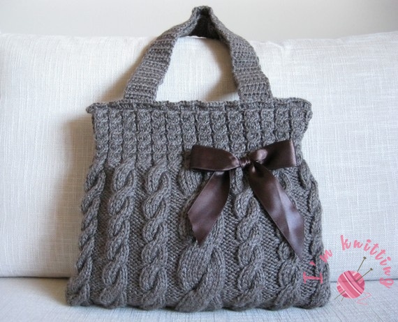Knitted Bag: Make Your Own Style | Knitting patterns for ...