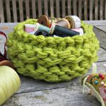 Free Knitted Basket Pattern