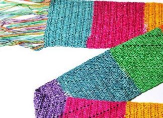 How to knit a scarf for beginners