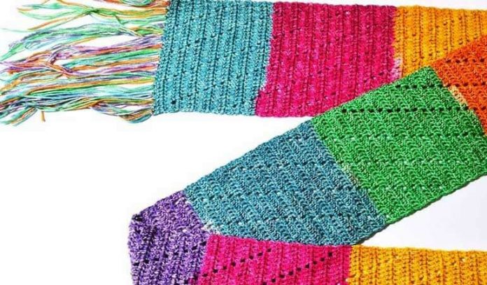 How to knit a scarf for beginners
