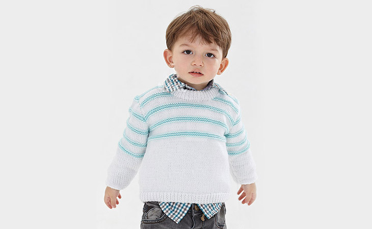 Toddler boy sweater knitting pattern