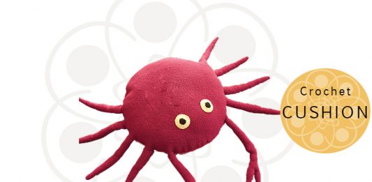 Cute Crab Style Cushion Crochet Pattern Crab style crochet cushion pattern