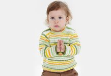 Easy Children's Sweater Knitting Pattern for beginner's