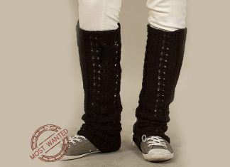 How to knit leg warmers beginners