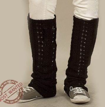 How to knit leg warmers beginners