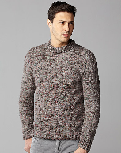 Men's Slim Fit Sweater Knitting Pattern | Knitting patterns for beginners