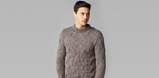 Mens sweater knitting pattern
