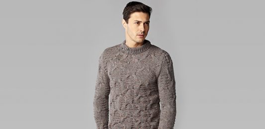 Mens sweater knitting pattern