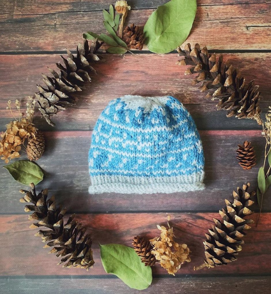 Baby knit hat pattern 13