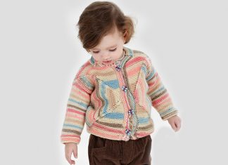 Free Toddler Sweater Knitting Pattern: Butterfly