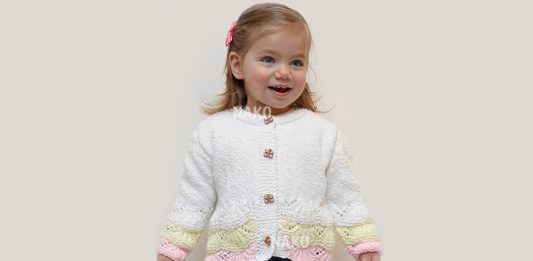 Free knit jacket for kids