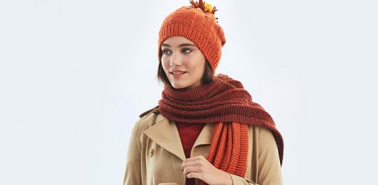 Women's Knit Scarf and Hat Free Pattern