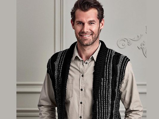 Men's Cable Knit Cardigan Free Pattern