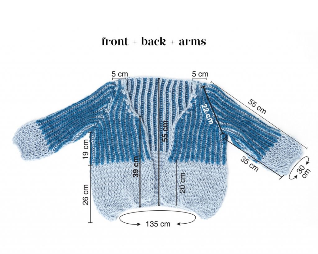 Chart for Jean Cardigan